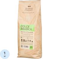 Кофе в зернах Деловой Стандарт Dolce Arabica, 1кг, пачка