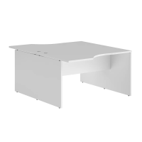 Стол на 2 рабочих места Skyland Xten X2CET 149.3, двойной, эргономичный, белый, 1400х1806х750мм