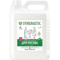 Средство для мытья посуды Synergetic 5л, алоэ, канистра