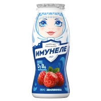 Напиток Имунеле кисломолочный с земляникой 1.2% 100 г