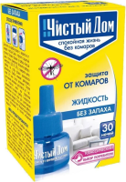 Жидкость Чистый Дом Защита от комаров 30 ночей, 29мл