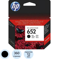 Картридж ориг. HP F6V25AE (№652) черный для DJ Advantage 1115/2135/3635/3835/4535/4675 (360стр)
