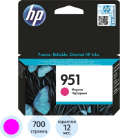 Картридж струйный Hp 951 CN051AE, пурпурный