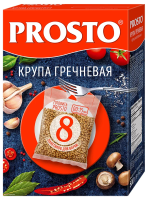 Крупа Prosto Гречневая (62.5г x 8шт), 500г
