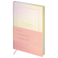 Ежедневник недатированный, А5, 136л., кожзам, Greenwich Line 'Imagination. Glow', тон. блок, фольгир. срез
