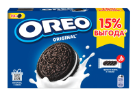 Печенье Oreo с какао и начинкой с ванильным вкусом, 228г x 12 шт
