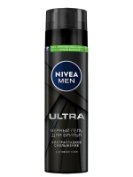 Гель для бритья Nivea Men с активным углем, 200мл