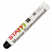 Маркер промышленный Staff ПМ-100 черный, твердый, для любых неровных поверхностей