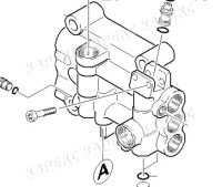Корпус помпы HD 10/25 Karcher, 2.885-130