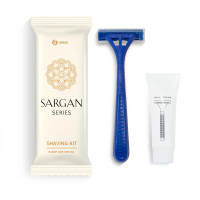 Бритвенный набор Grass Sargan крем и бритва, флоу-пак, HR-0019