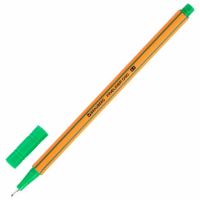 Линер Brauberg Fine 040 зеленый, 0.4мм, оранжевый корпус