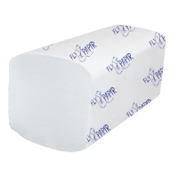 Бумажные полотенца Flypapir Comfort H3, 2 слоя, V-сложение, 200лист, белые, 20 пачек, 262002