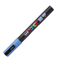 Маркер акриловый Uni Posca PC-3M голубое небо, 0.9 - 1.3 мм, круглый