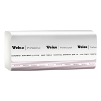 Бумажные полотенца Veiro Professional Premium H2, 2 слоя, Z-сложение, 200лист, белые, растворимые, KZ312