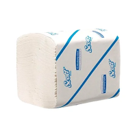Туалетная бумага листовая Kimberly-Clark Scott 2 слоя, 250 листов, белая, 8508