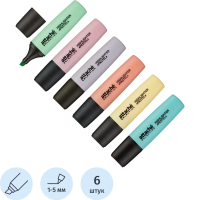 Маркер выделитель текста Attache Selection Pastel 1-5 мм 6 цветов