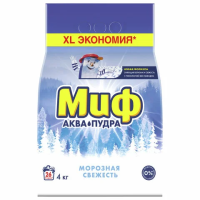 Стиральный порошок Миф Морозная свежесть автомат 3в1, 4кг