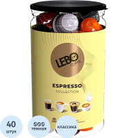 Кофе в капсулах LEBO Espresso Mix (4 вкуса), 5,5грx40шт