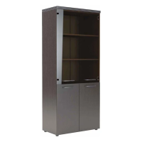 Шкаф высокий Skyland Alto AHC 85.7, венге магия, 850х456х1968мм, комбинированный, с топом