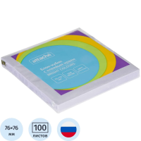 Стикеры Attache Bright colours фиолетовый, 76х76мм, 100 листов