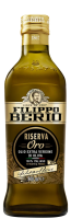 Масло оливковое Filippo Berio Riserva Oro Extra Vergine нерафинированное, 500мл