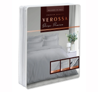 Комплект постельного белья Verossa Stripe Premium серый двуспальное