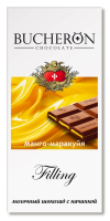 Шоколад Bucheron Filling молочный манго и маракуйя, 85г