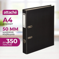 Папка-регистратор А4 Attache Экономи черная, 50мм