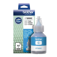 Чернила BROTHER (BT5000C) для СНПЧ Brother DCP-T310/T510W\\T710W, голубые, оригинальные, ресурс 5000 страниц