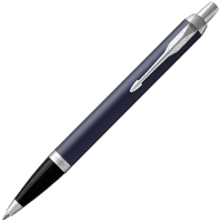 Шариковые ручки класса Люкс Parker IM Core M, темно-синий/серебристый корпус, 1931668
