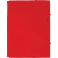 Пластиковая папка на резинке Attache красная, А4, 36мм, F315/06