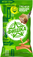 Гренки Фишка Сибирские холодец-хрен, 120г