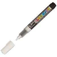 Маркер меловой Munhwa Black Board Marker белый, 3мм, круглый наконечник, на водной основе