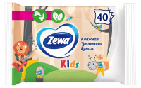 Туалетная бумага Zewa Kids влажная, 40 листов