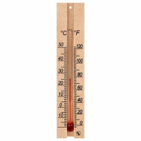 Термометр комнатный, 'ДЕРЕВЯННЫЙ', диапазон: от 0 до +50 °C, ПТЗ, ТБ-206