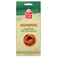 Fine Life Абрикос сушеный без кости, 120г