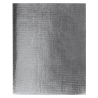 Тетрадь Hatber Metallic А5, 48л, в клетку, на скрепке, серебряная