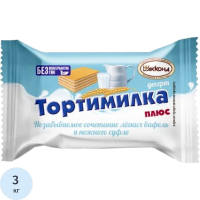 Вафли Акконд Тортимилка плюс со сливочной начинкой 3 кг
