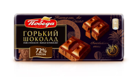 Шоколад горький Победа вкуса какао 72%, 100г