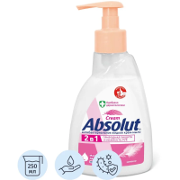 Мыло жидкое Absolut classic  Антибактериальное Нежное 250мл с дозатором