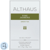 Чай Althaus Fine Jasmine, зеленый, 20 пакетиков