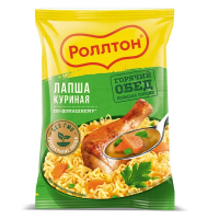 Лапша быстрого приготовления Роллтон Куриная по-домашнему, 85г
