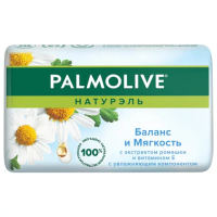 Мыло туалетное 90 г, PALMOLIVE НАТУРЭЛЬ 'Экстракт ромашки и витамин Е', баланс и мягкость, 8693495032742