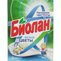 Стиральный порошок Биолан Белые цветы 350г, автомат