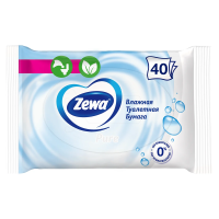 Туалетная бумага Zewa Pure влажная, 40 листов