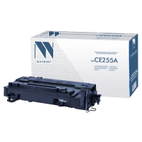 Картридж лазерный Nv Print CE255A, черный, совместимый