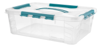 Контейнер для хранения Econova Grand Box голубой с крышкой 39 x 29 x 12.4л, 10л