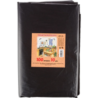 Мешки для мусора ПВД 100л, 50мкм, 10 шт