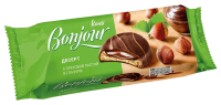 Десерт Konti Bonjour с ореховой пастой в глазури, 200г