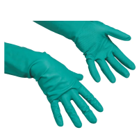 Перчатки резиновые Vileda Professional универсальные XL, зеленые, 174385